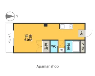 ロイヤルヒルズ【307号室】の間取り