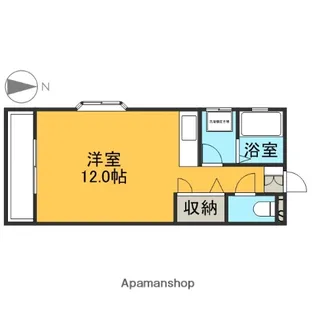 クレイン・ハイツ【202号室】の間取り