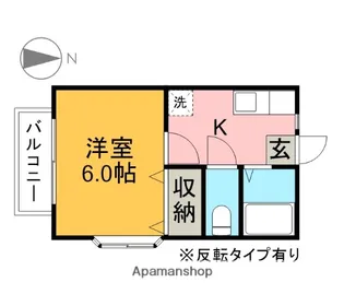 メゾンDEリトルⅢ【201号室】の間取り