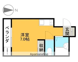 コンフォート大桶【201号室】の間取り