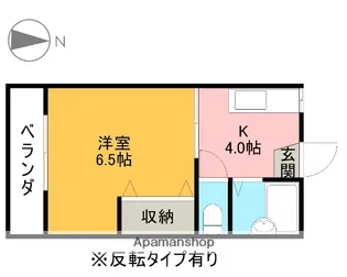 シャンポワールA【203号室】の間取り