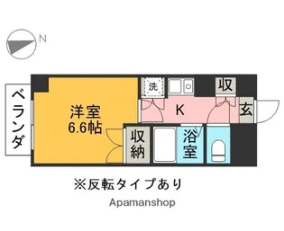 プレジール桜【5C号室】の間取り