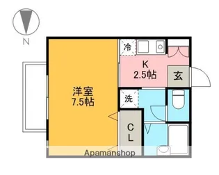 クライムハイツA棟【202号室】の間取り