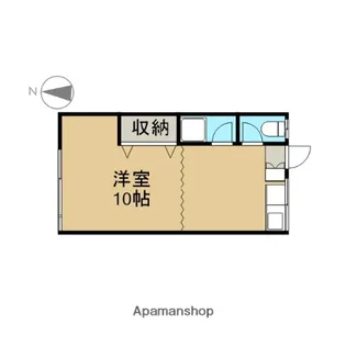 小滝アパート【2号室】の間取り