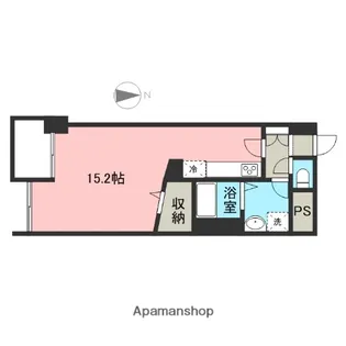 ビュー雷神Ⅲ【6階】の間取り
