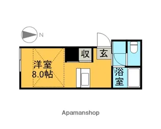 グランディサトー【F号室】の間取り