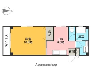 コーポレーションTM【203号室】の間取り