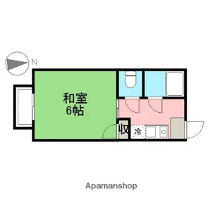 セントラルリバティハイツ【203号室】の間取り