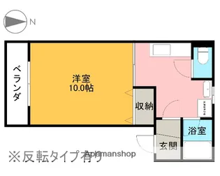 メゾン パッサージュA棟【302号室】の間取り