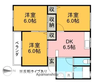 ホリディハイツ【102号室】の間取り