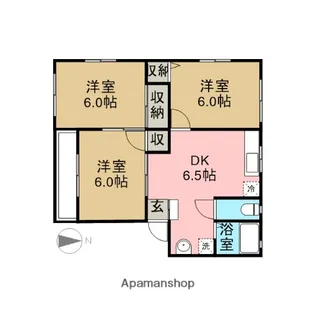 ホリディハイツ【201号室】の間取り