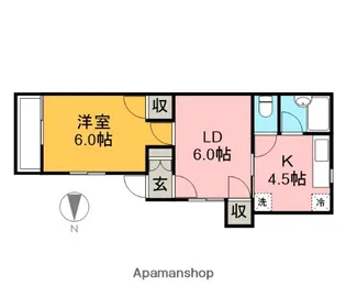フォレスト・1【202号室】の間取り