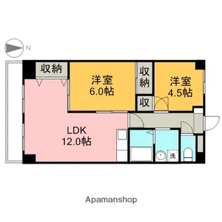 泉ヶ丘ハイツ(2丁目)【205号室】の間取り