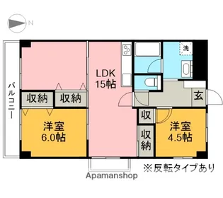 泉ヶ丘ハイツ(2丁目)【108号室】の間取り