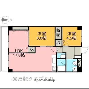 泉ヶ丘ハイツ(2丁目)【402号室】の間取り