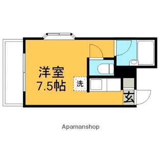 ヴィラ・フローレンス【306号室】の間取り