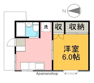 シティハイツセゾン【105号室】の間取り