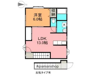 藤コーポ弥生弐番館【201号室】の間取り