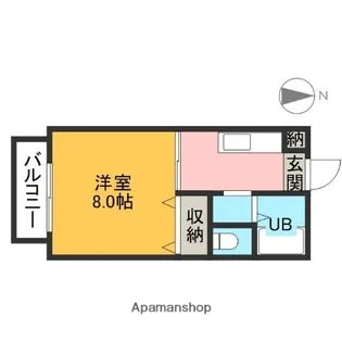 パーソンズハウスC【2階】の間取り
