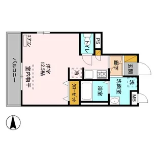 BIZ STAY宇都宮【1階】の間取り