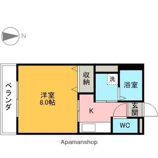 レーベルハイム【B101号室】の間取り