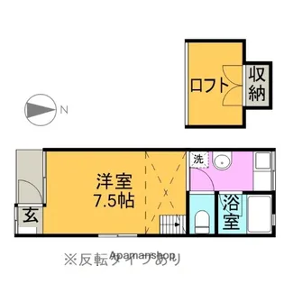 メゾンマチエール【205号室】の間取り