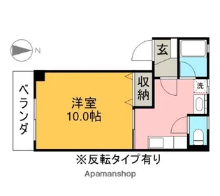 メゾン・パッサージュB棟【302号室】の間取り