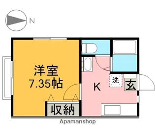 ハイツNT【105号室】の間取り
