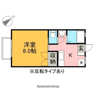 グリーンウッドⅡ【102号室】の間取り