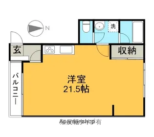 ラ・フォンテーヌ【303号室】の間取り