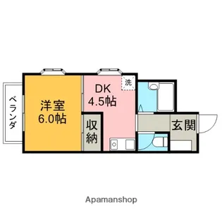 パークタウン高根沢【301号室】の間取り