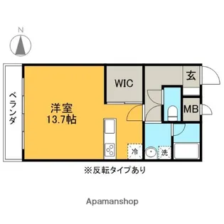 シンフォニックガーデン清原【303号室】の間取り