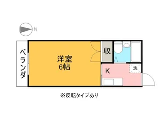 さくらハイツ【203号室】の間取り