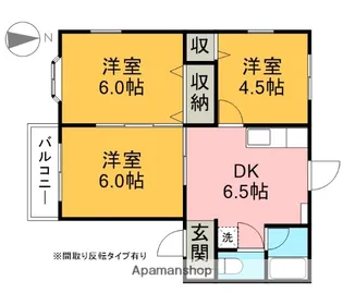 MハイツA棟【101号室】の間取り