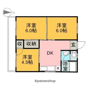 ソーラーみゆき【103号室】の間取り