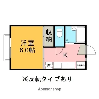 KDハイツ峰A棟【203号室】の間取り