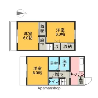 メゾン・ド・アーサⅡ【B号室】の間取り