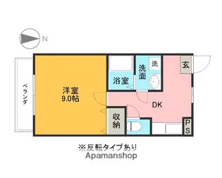 アマリエンバード【305号室】の間取り