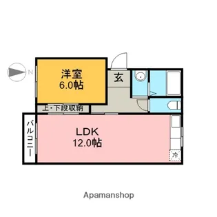 やしろコーポ【301号室】の間取り