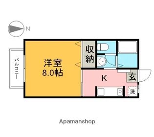 メゾン・ドゥ・エスポワール【103号室】の間取り