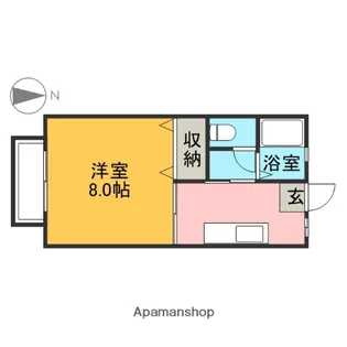 メゾン・ドゥ・エスポワール【202号室】の間取り