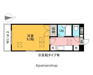 ルネス・コラールペルラ【101号室】の間取り