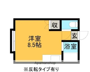 レジデンス高橋【113号室】の間取り