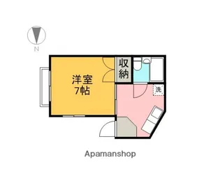 メゾンPEAR【203号室】の間取り