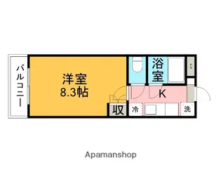 KDマンション平松【301号室】の間取り
