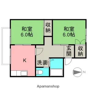 高成マンションB【105号室】の間取り