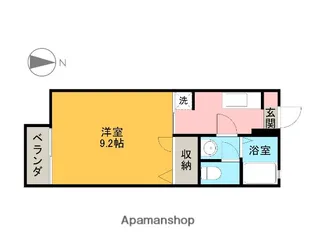 サニーコートケイ峰A棟【105号室】の間取り