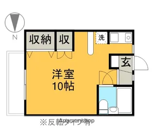 アーバンドルミ【203号室】の間取り