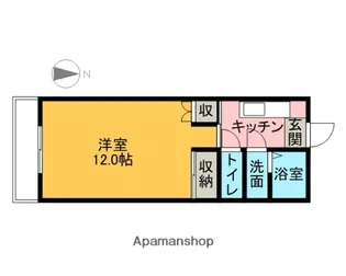 パラドールⅢ【103号室】の間取り