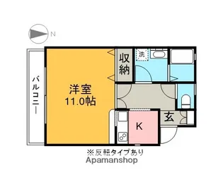 パールハイツFM A棟【1階】の間取り
